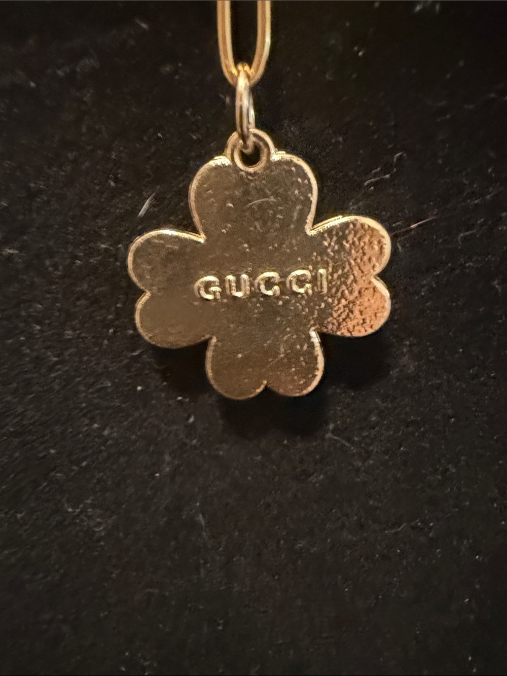 Inspired Gold Crystal Clover Pendant Necklace - Women Jewelry - Picture 3 of 4